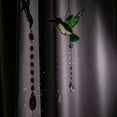 thumbnail image 4 of Crystal Attrape-Soleil de Fenêtre, Mignon Prisme de Colibri Vert, 4 of 5