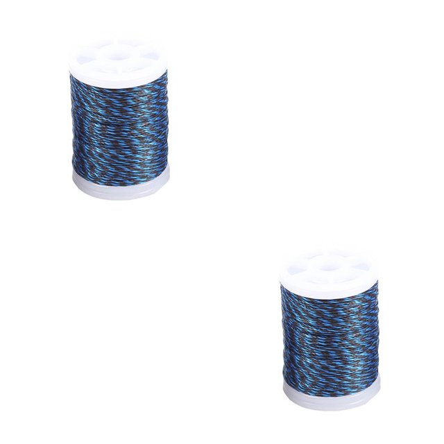 Sonducket Hilo de protección para servicio de cuerda de , repuesto de cuerda recortable para hacer cuerda, equipo para exteriores, pieza de Azul negro 2Conjunto