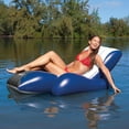 thumbnail image 2 of Intex Inflatable Floating Comfortable Recliner Lounges with Cup Holders (3 Pack), 2 of 6