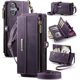 thumbnail image 1 of Funda Billetera para iPhone 17 – Funda para Teléfono de Cuero PU con Bloqueo RFID con Tarjetero, Bolsillo con Cremallera, Pata de Cabra, Cierre Magnético, Correa para el Hombro y la Muñeca, 1 of 9