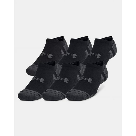 Under Armour Unisex - Men - Women Performance Tech No-Show Socks, 6-Pairs, All sizes