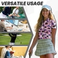 thumbnail image 7 of Binienty Palm Tree Matching Golf Shirts for Couples Fashion Athletic T-Shirts Tennis Outfits Funny Golf Shirt for Men Women Daily Wear ,Short Sleeve Quarter Zip Pullover, 7 of 7