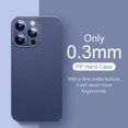thumbnail image 5 of Luxury 0.3mm Hard PP Matte Case For iPhone 15 14 13 12 Mini 11 Pro Max Xr Xs X SE 7 8 Plus Ultra Thin Frosted Colorful Fundas, 5 of 5