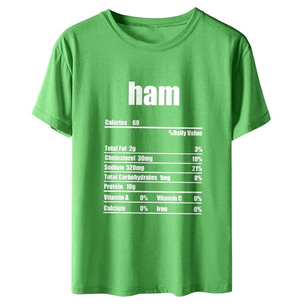 Camiseta de mujer, camisetas divertidas y bonitas de manga corta para otoño, camisetas de regalo de Acción de Gracias, blusa a juego de nutrición de Acción de Gracias Pompotops hfajkhk124282