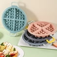 thumbnail image 1 of YAOMOBB Reusable Waffle Mold Food Grade Heat Resistant Reusable Microwave Safe Silicone Waffle Mold, 1 of 6