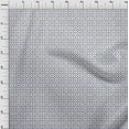 thumbnail image 3 of oneOone Viscose Jersey Fabric Check Ikat Fabric Prints By Yard 60 Inch Wide, 3 of 5