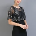 thumbnail image 3 of Lightweight Shoulder Cover Shawl Bolero Jacket Vintage for Wedding Guest Dress, 3 of 6