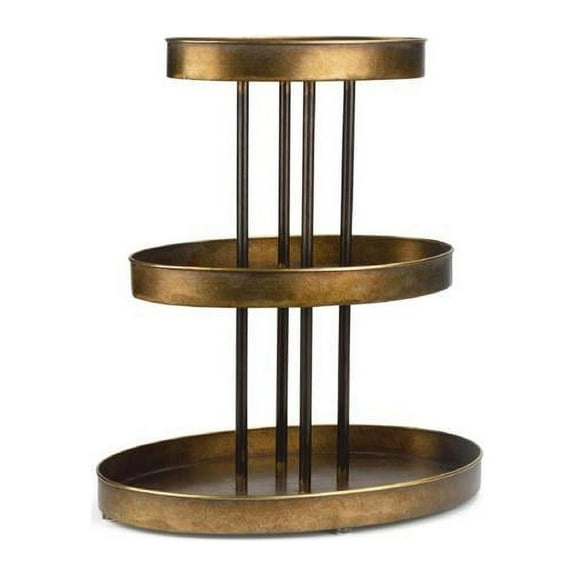 Tripar 3 Tier Oval Tabletop Display Stand