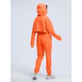 thumbnail image 4 of Women's Loose Hooded Sports Guard Fashion Running Solid Color Fitness Clothes Long-Sleeved Yoga Suit WERSEON Modelo, 4 of 6