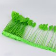 thumbnail image 4 of Apliques de flecos con borlas de s de 2 metros para manualidades de bricolaje, coser en la ropa, bolsa, sombrero, sombrerería, decoración, 15-20 Verde Macarena Ajuste colorido del cordón, 4 of 8