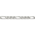 thumbnail image 2 of Sterling Silver 7.5mm Figaro Anchor Chain (Weight: 39.5 Grams, Length: 20 Inches), 2 of 4