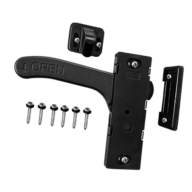 de pestillo de puerta de pantalla de Metal RV, alto rendimiento, duradero con tornillos para autocaravana RV Motor casa remolque de carga remolque Bien shamjiam Manija del pestillo de la puerta de la pantalla