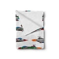 thumbnail image 2 of Airplane Soft Flannel Fleece Throw Blanket, Jet-Planes Aviation Attack Modern Technology United Kingdom Model Illustration, Cozy Plush for Indoor and Outdoor Use, 60" x 80", Multicolor, by Ambesonne, 2 of 6