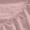 thumbnail image 4 of Spirit Linen Home - Queen Vintage Washed Pink Sheet Set, 4 of 5