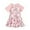 Light Pink, variant on lnmuld Girls Swimsuit Adorable Cartoon Print Swimwear Set for Baby Girls Two-Piece Bathing Suit Size:4-5 Years