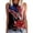 A-Dark Blue, variant on American Flag Tank Tops Women 4th July 1776-2026 WoWomens Tshirts Fashion Shirts Patriotic Shorts Stretchy One Piece Shirt Adjustable Strap with Pockets