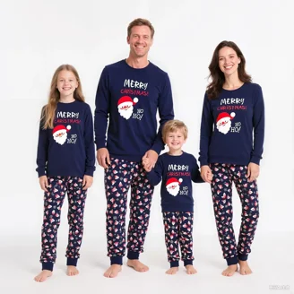 Sangdut Christmas Family Matching Pyjama Set,Holiday Plaid Christmas
