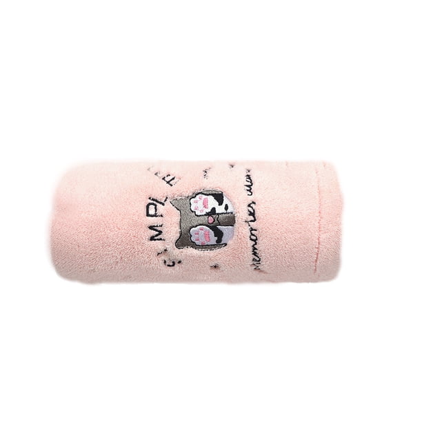 Toalla para Secar el Cabello, Terciopelo Coral, Absorbente, Secado Rápido, Paño de Baño, Paño de Ducha, Paño para Colgar, Rosa seitruly HA002196-03
