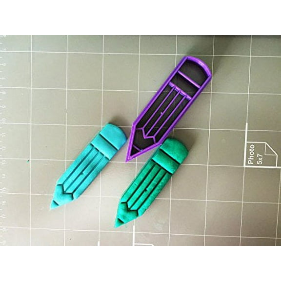 Pencil Cookie Cutter- Fast Shipping - Sharp Edges - Exceptional Quality