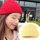 thumbnail image 5 of Minnieouse Sombreros para mujer Sombreros Moda Sombrero Cómodo Gorros de invierno flexibles Gorro de punto grueso para al aire libre Naranja brillante Type3 NO3 Minnieouse AP009139-25, 5 of 5