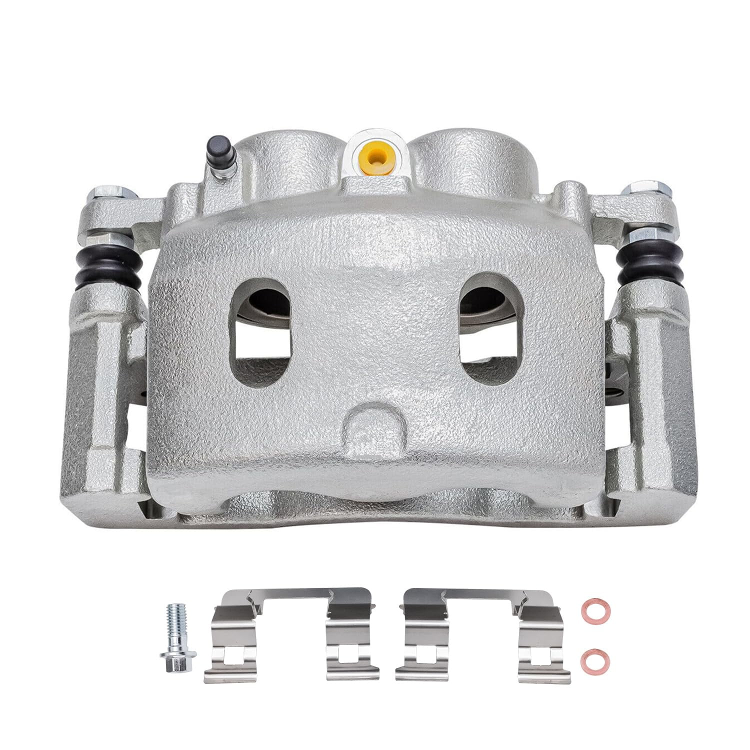 Detroit Axle - Front 2pc Brake Calipers for Chevy Silverado GMC Sierra Suburban Yukon XL 1500 Tahoe Avalanche Cadillac Escalade ESV EXT, Disc Brake Calipers Replacement