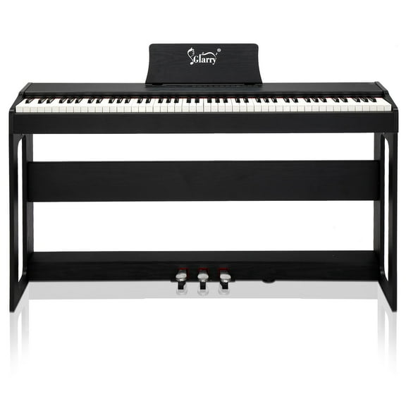 Zimtown 88 Keys Full Weighted Digital Piano with Bluetooth Remote Control, Black