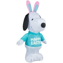 National Tree Company 19 in. Inflatable Easter Snoopy - 19 in