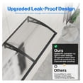 thumbnail image 3 of Awning for Door Entrance,40x80IN Window Awnings for Doors Canopy Polycarbonate Cover Patio Door Awning UV Rain Snow Sunlight Protection Hollow Shee, 3 of 8