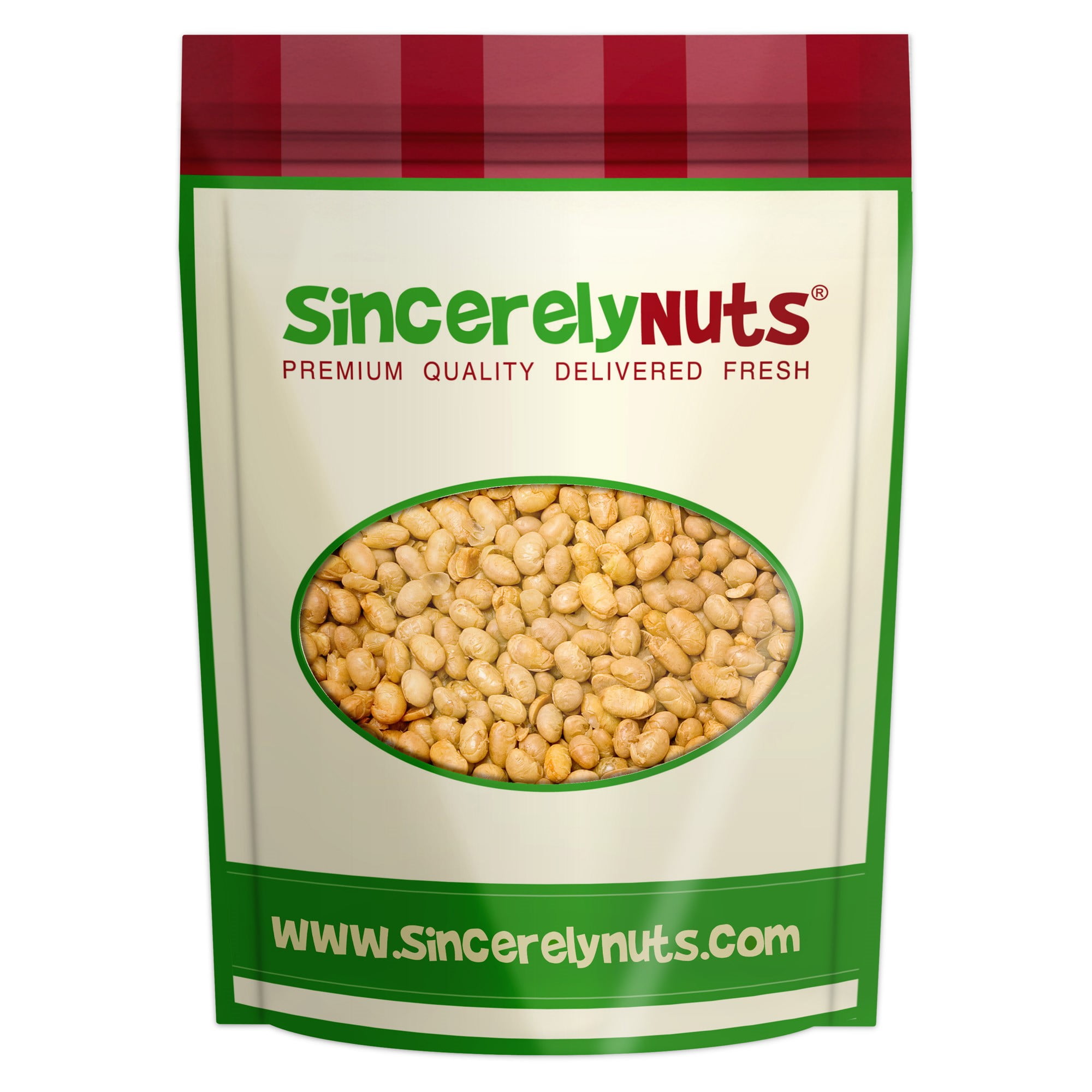 Sincerely Nuts Soybeans, Roasted and Unsalted, 1 Lb