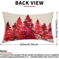 thumbnail image 3 of Watercolor Red Tree Lumbar Pillow Covers 12X20 Inch Set of 2 Nature Themed Christmas Rectangular Pillow Cases Rustic Forest Cotton Linen Pillowcase Home Decor For Sofa Living Room Porch Outdoor, 3 of 6
