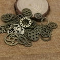 thumbnail image 4 of JIAHAOO Steampunk Gear Charms Set, 20-Piece Bronze & Silver Collection for Creating Personalized Jewelry, 4 of 6
