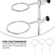 thumbnail image 5 of Máquina para hacer cubitos de hielo de acero inoxidable, cucharas de metal, cucharas portátiles para alimentos y dulces, para botes de granos, 5 unidades, 5 of 6