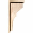 thumbnail image 3 of 7 1/2"W x 8"D x 16"H Monterey Smooth Corbel w/Backplate, Douglas Fir, 3 of 9