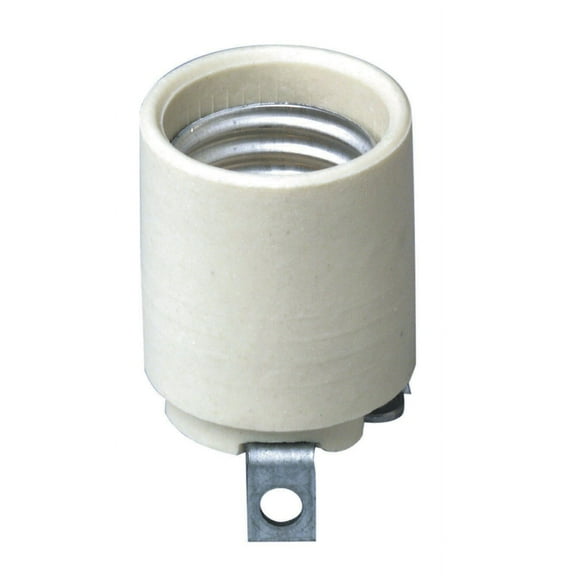 Leviton Keyless Medium Base White Porcelain Lamp Socket
