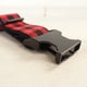 thumbnail image 4 of Collar con clip de plástico y hebillas - Cuadros de búfalo negro/rojo, 4 of 5