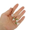 thumbnail image 5 of Unique Bargains 1 Pc Handbag Charms Keychains Durable Flower Bag Accessories White, 5 of 5