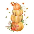 thumbnail image 6 of Pompotops Fall Maple Leaf Wall Sticker Pumpkin Wall Sticker Home Wallpaper Decorating Living Room Bedroom, 6 of 6