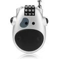 thumbnail image 1 of Jinsinto Combination Padlock, 3 Digit Code Padlock with 75CM Cable, Locker Padlock, Airplane Suitcase Luggage Locks, Zinc Alloy (Silver), 1 of 5