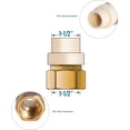 thumbnail image 4 of Supply Giant BRCPF112-NL 1-1/2" Lead Free Adapter Fitting with a Brass Female and a CPVC Connect, 4 of 7