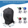 thumbnail image 2 of Cover for Char-Broil Gas/Electric Style Patio Bistro Without Side Shelves, 600D Heavy Duty Waterpoorf Outdoor Fade Resistant Char-Broil Patio Bistro Cover, becue Accessory, 2 of 5