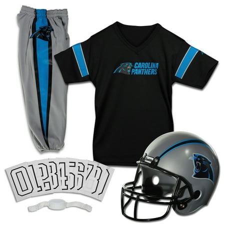 Franklin Sports NFL Carolina Panthers Youth Licensed Deluxe Uniform Set, Large