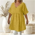 thumbnail image 5 of Sentmoon Robe Maxi d'Été à Col en V, Coupe Ample, Extensible et Fluide, Robes pour Femmes à Manches Courtes 2026, Robe d'Été Bohème Oversize pour Femmes, Douce et Confortable pour Fête et Festival TTTG, 5 of 5