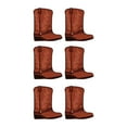 thumbnail image 1 of 6 piezas de botas de vaquero, cajas de flores, centro de mesa, suministros de cumpleaños, manualidades artísticas, botas Marrón, 1 of 9