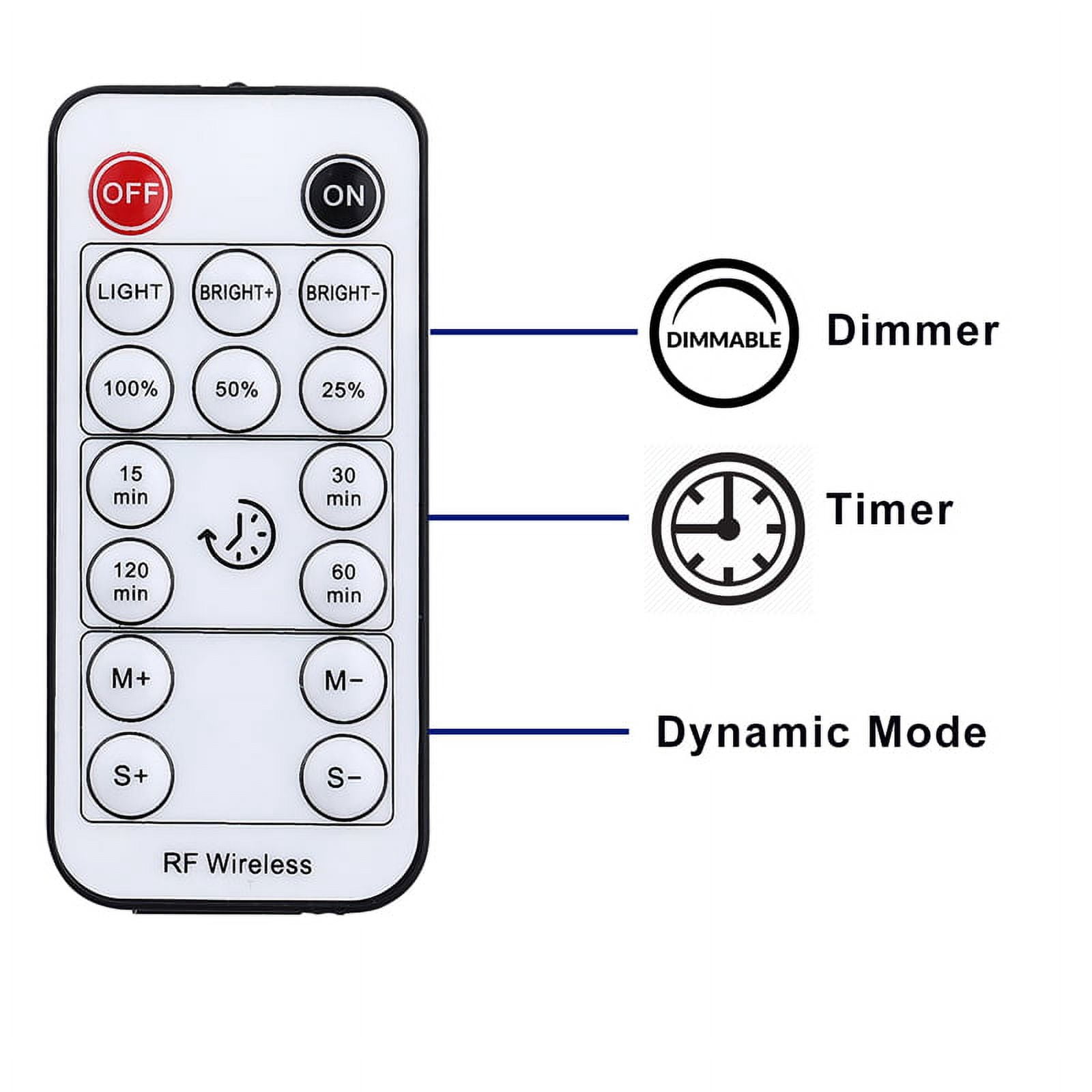 LED Under Cabinet Puck Light 6 Pack,Under Counter Lights With Wireless Timer Remote Dimmable