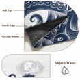 thumbnail image 6 of Navy Blue Octopus Area Rugs 3'x5', Washable Small Throw Rugs for Living Room Bedroom, Coastal Ocean Animals Nautical Indoor Outdoor Rug Non-Slip Low Pile Carpet Runner Reversible Floor Mats, 6 of 8