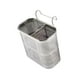 thumbnail image 5 of Soporte de utensilios de almacenamiento de almacenamiento de cubiertos Cubo de acero inoxidable con gancho con gancho colgante Decoración del hogar, 5 of 8