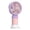 Purple, variant on Portable Handheld Mini Fan, USB Rechargeable Desktop Fan with Phone Holder Base, Cute Small Cooling Fan with 3D Strawberry Decor, Summer Lightweight Design for Travel, Office, Outdoor Use, Pink