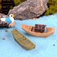 thumbnail image 5 of Prosgs Resina Toldo de pesca Barco Mini figura Adorno de jardín Hogar, 5 of 5