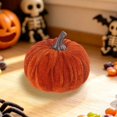 thumbnail image 3 of Velvet Pumpkin Mini Decor, Artificial Small Foam Pumpkins Fall Thanksgiving Home Table Indoor Decorations, Velvet Simulation Pumpkin Prop, Green, 3 of 7