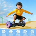 thumbnail image 3 of LIEAGLE Bluetooth Hoverboard 6.5" Two-Wheel Self Balancing Electric Scooter 24V 10MPH Hover Board with Lights for Kids Adults Black, 3 of 7